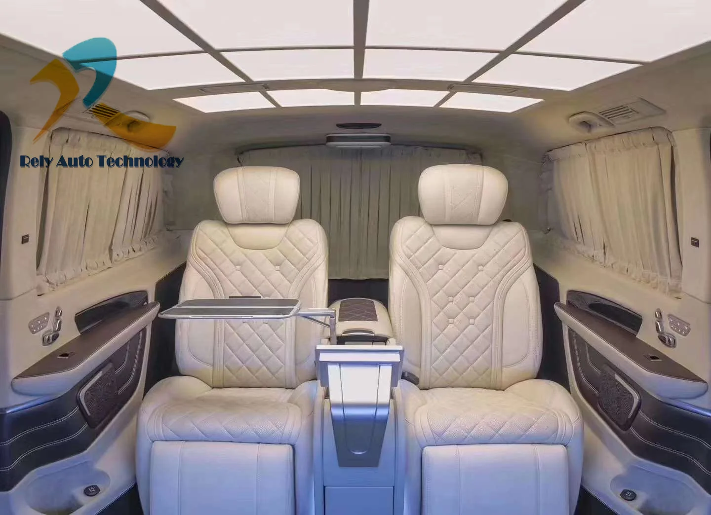 Автозапчасти 2022 ручной скрытый складной стол Maybach Butterfly для фургона w447/vito/v-class/v-klase/metris