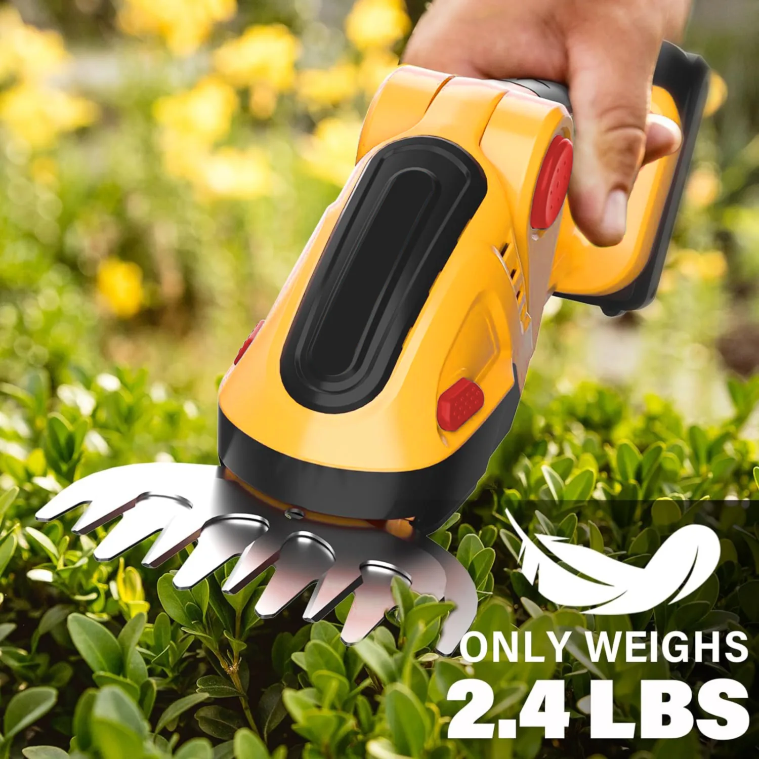 Cordless Electric Hedge Trimmer 20000RPM Rechargeable Handheld Household Shrub Weeding Pruning Mower Garden Tools Grass Shears