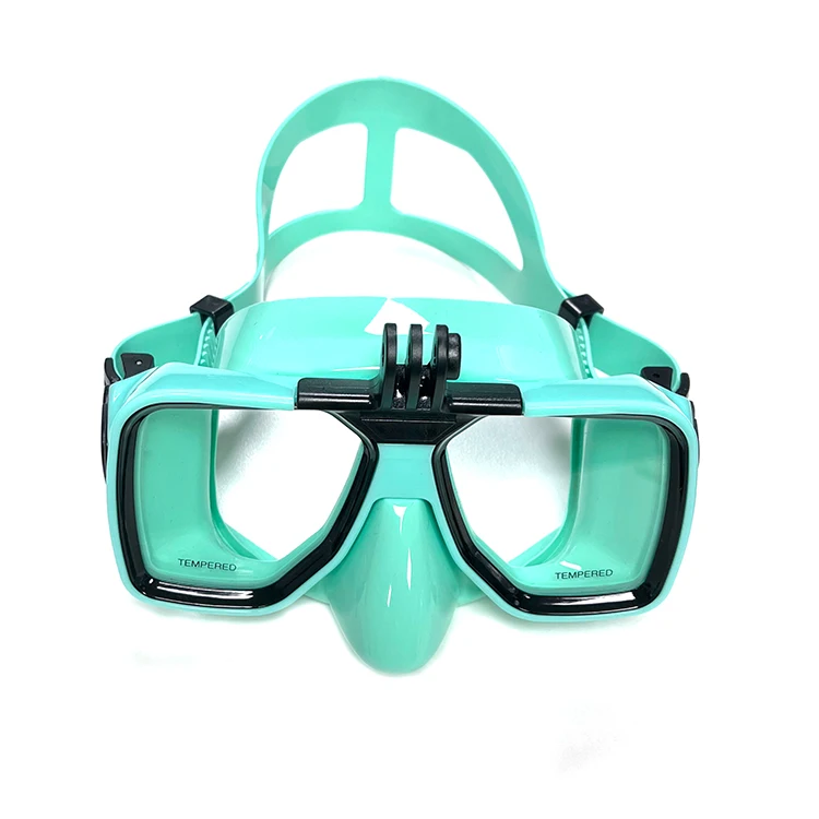 Detachable Camera Mount Mask Deep Diving Snorkeling Scuba Equipment For Adult