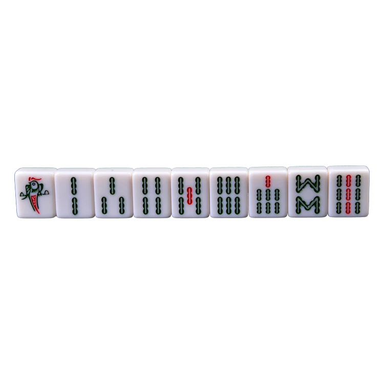 GUANQUE Chinese National Entertainment Tiles Set Melamine Large Classic