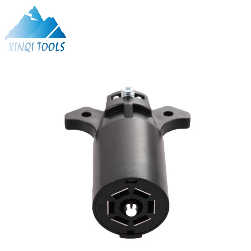 XINQI American 12V Plastic 7  Pin Trailer Convertor Adapter Trailer Wiring Connector Towing Plug And Sockect