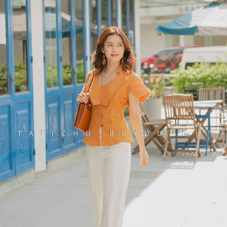 New arrival 2019 Casual Women Tops Blouse and T Shirt Body Fit Short Sleeve Solid Color  Blouses