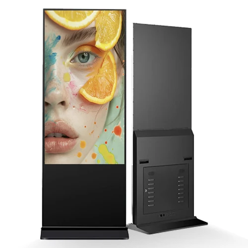 New design fashion floor to floor digital signage LCD display Advertising display machine