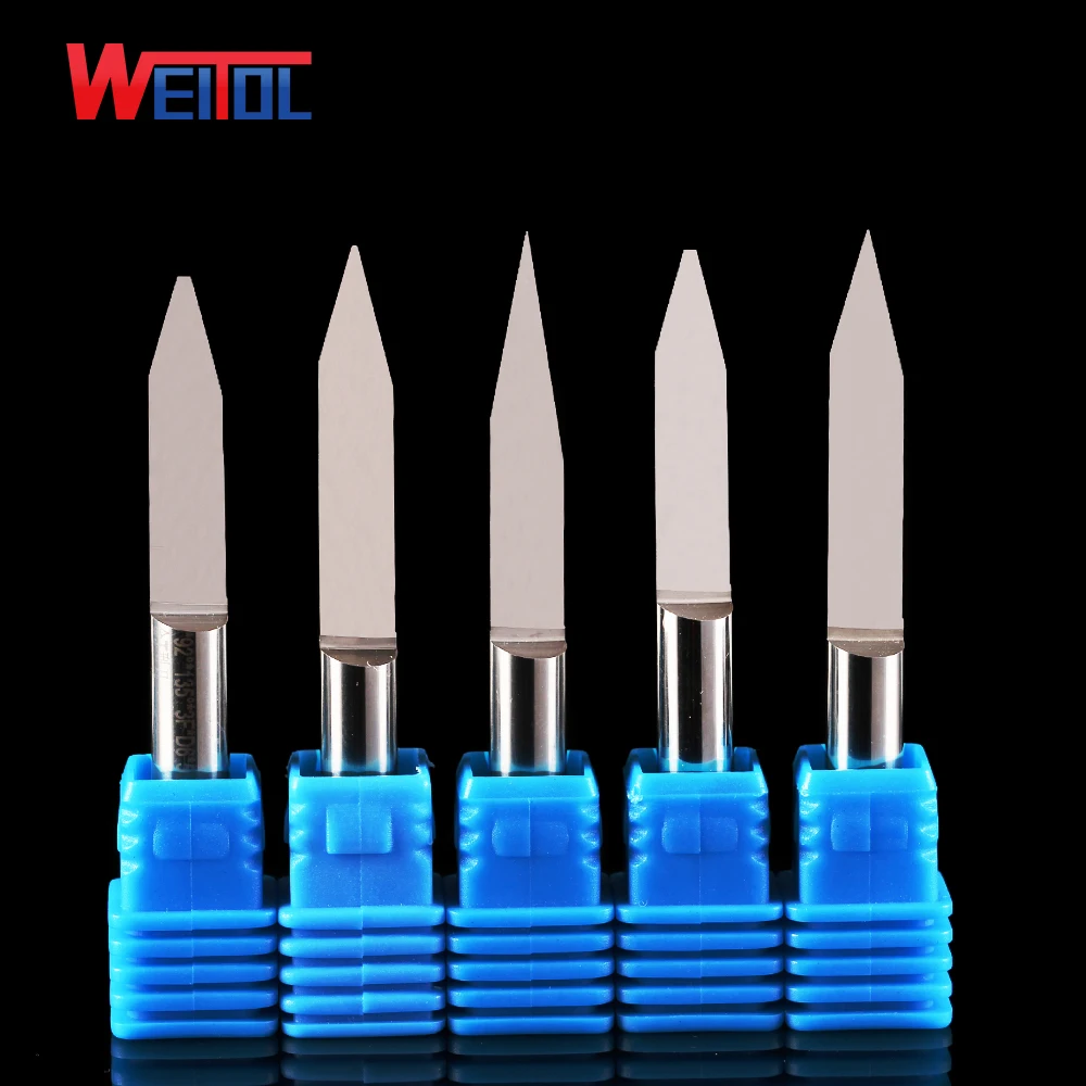 WeiTol carbide N 6mm flat bottom engraving bits engraving tool cnc wood carving tool