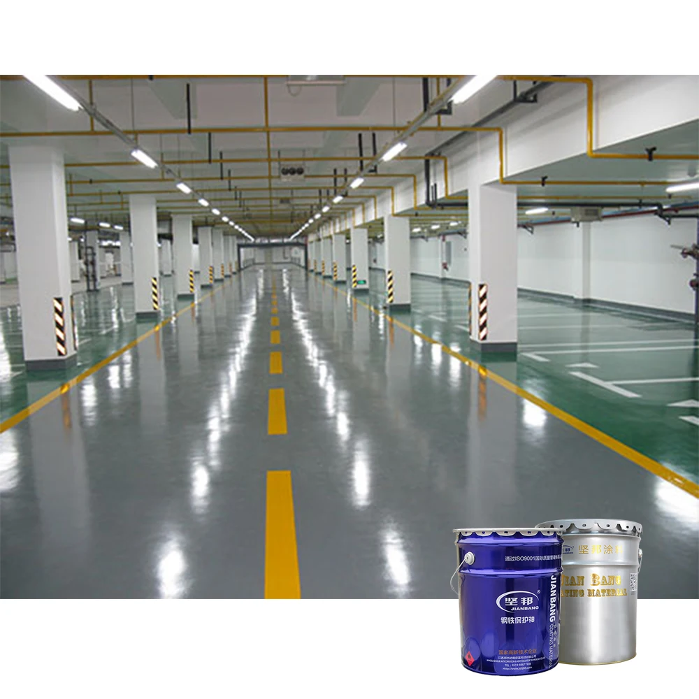 Epoxy 3D self-leveling floor paint for the electronics and microelectronics industry