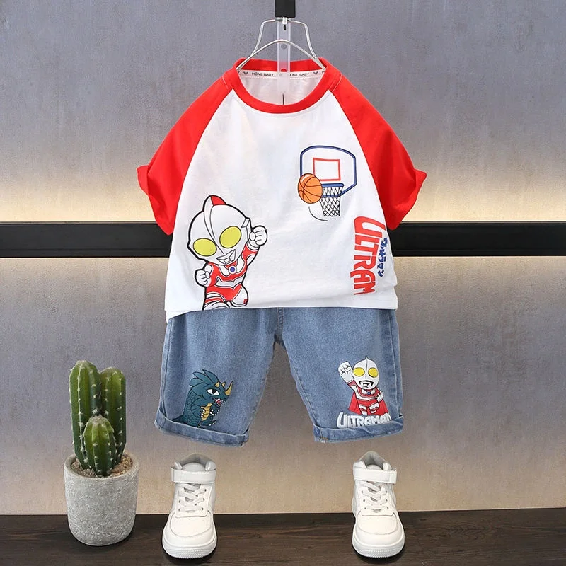 2024 summer short sleeve new boys formal suits wholesale suit for kids boys wedding children boys suits