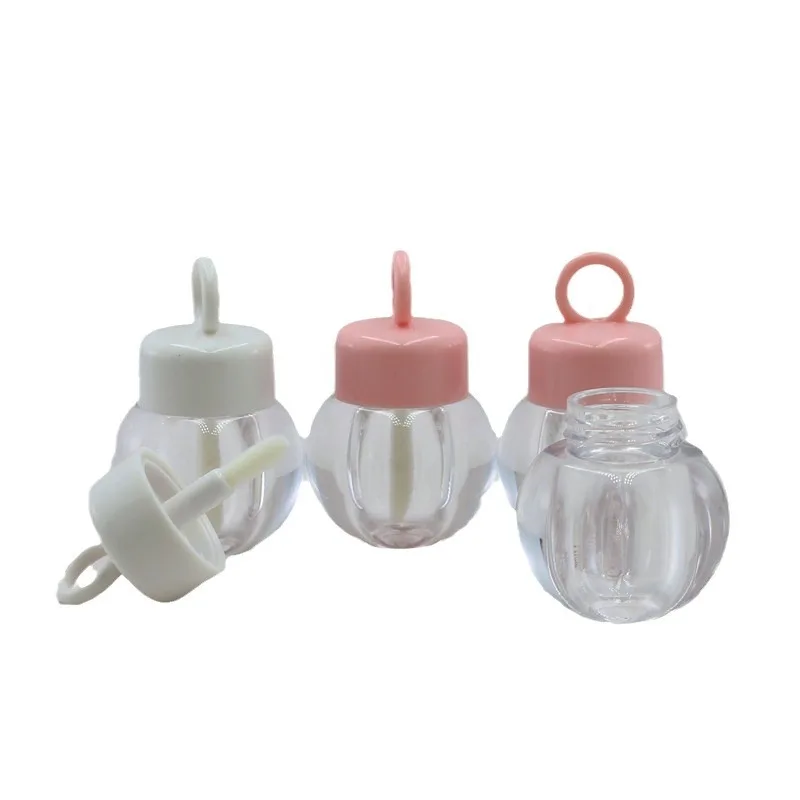 New Spot Wholesale Cute Grenade Lip Gloss Tube Injection Color 2ml Lip Glaze Tube Empty Tube Cosmetic Packaging Material