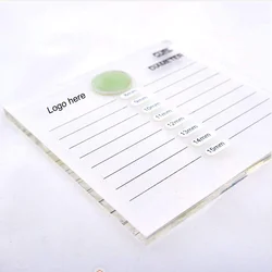 Custom double plexiglass lash tile/eyelash glue holder pallet