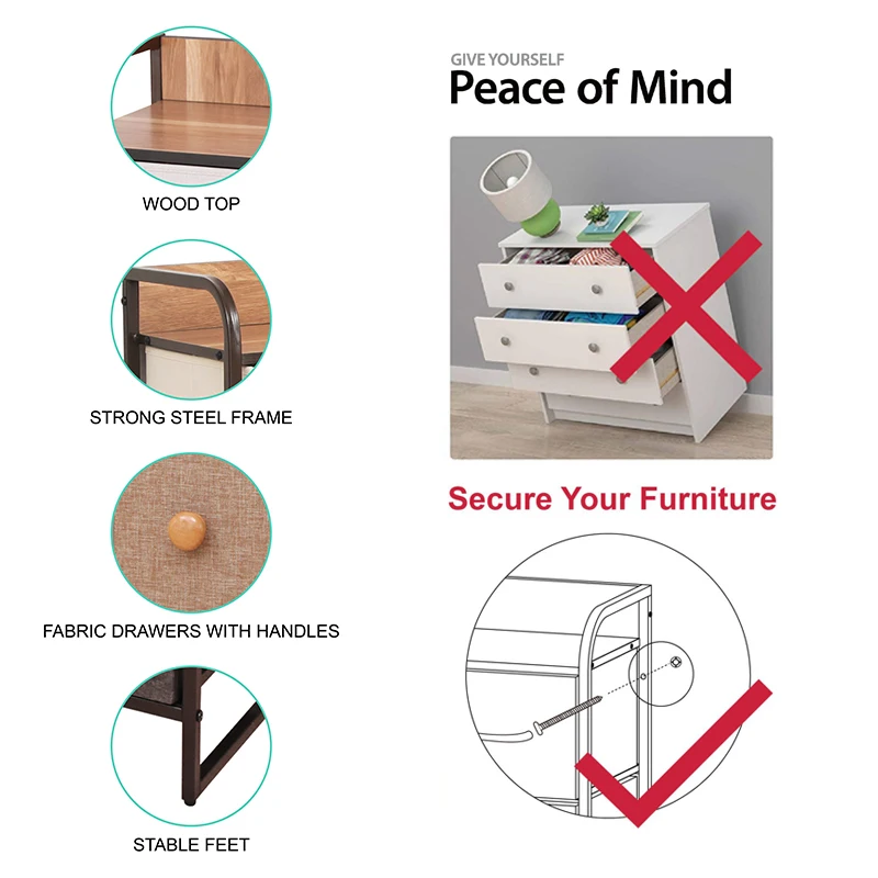 house decoration furniture cabinet clothes bedroom foldable dresser 5 wide chest of drawers