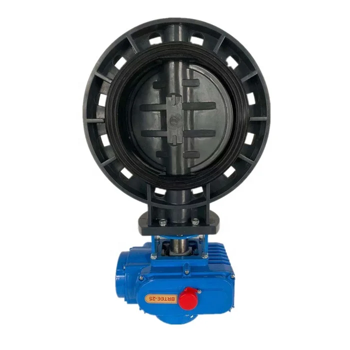 ATA cheap sale dn50 to dn400 handle lever manual butterfly valve  bare stem for electric pneumatic actuator