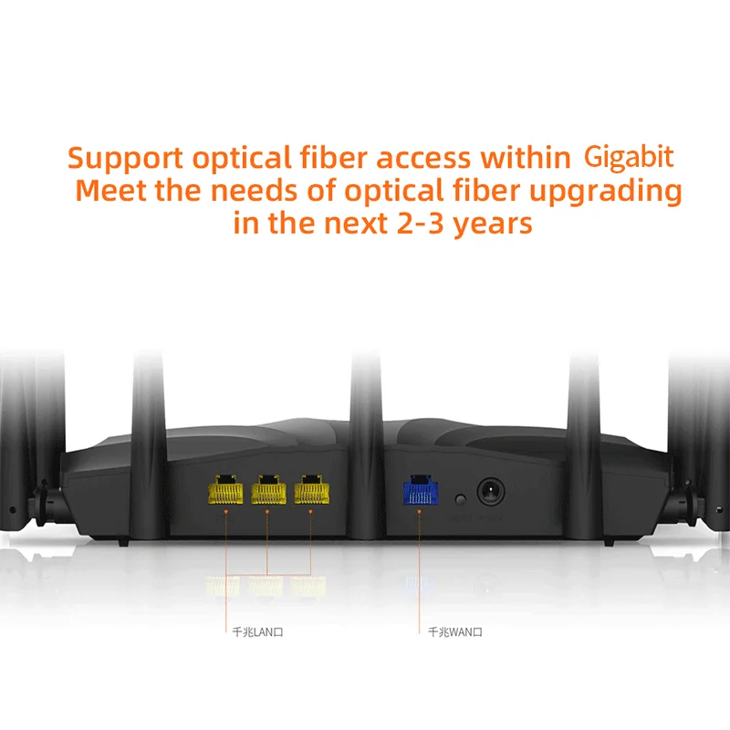 Умный Wi-Fi-роутер Tenda AC23 двухдиапазонный гигабитный беспроводной Интернет-роутер для