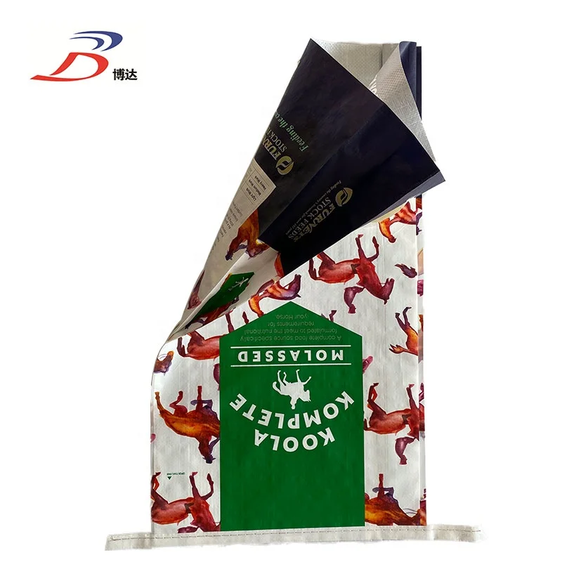 Высококачественный тканый полипропилен на 50 КГ ПОРОШКОВЫЙ упаковочный пакет