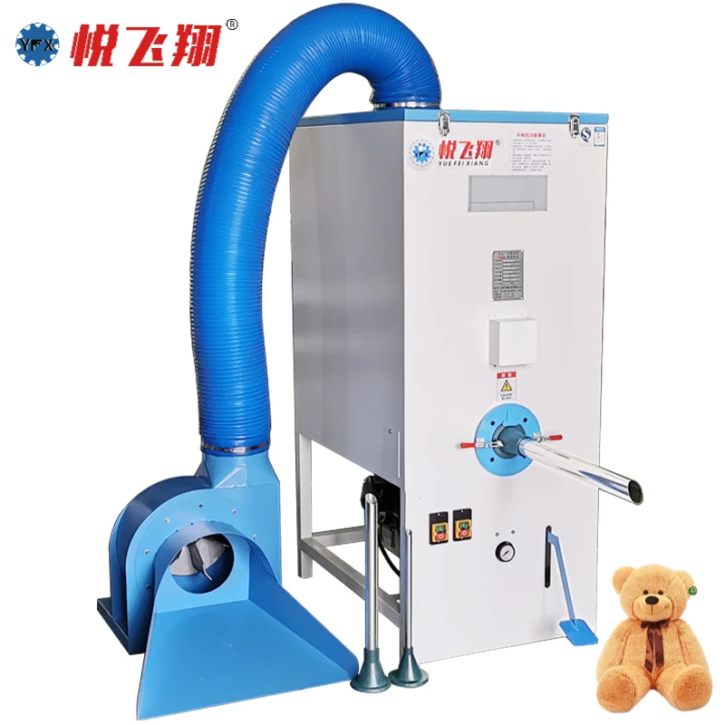 factory automatic fiber cotton plush toy production filler mechanical prices