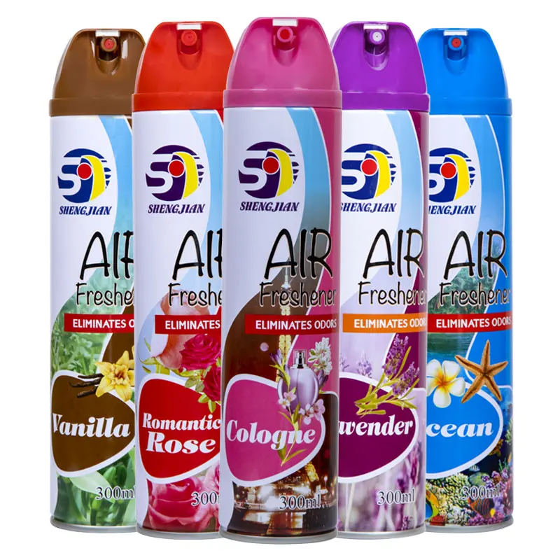 Long lasting smell air fragrance aerosol spray air freshener for apartment