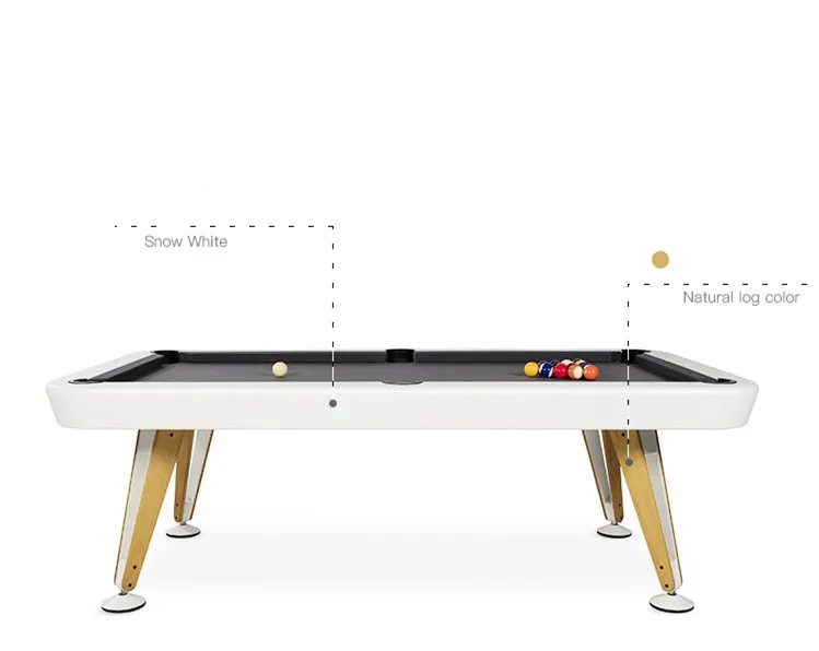 simple and light luxury home billiards table