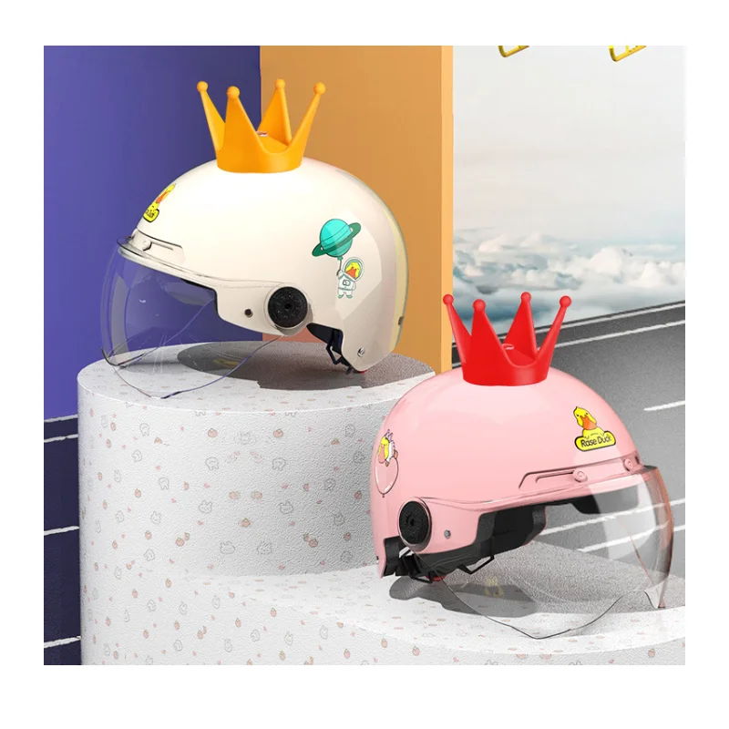 New  motorcycle accessories helmet crown decorative horn braids