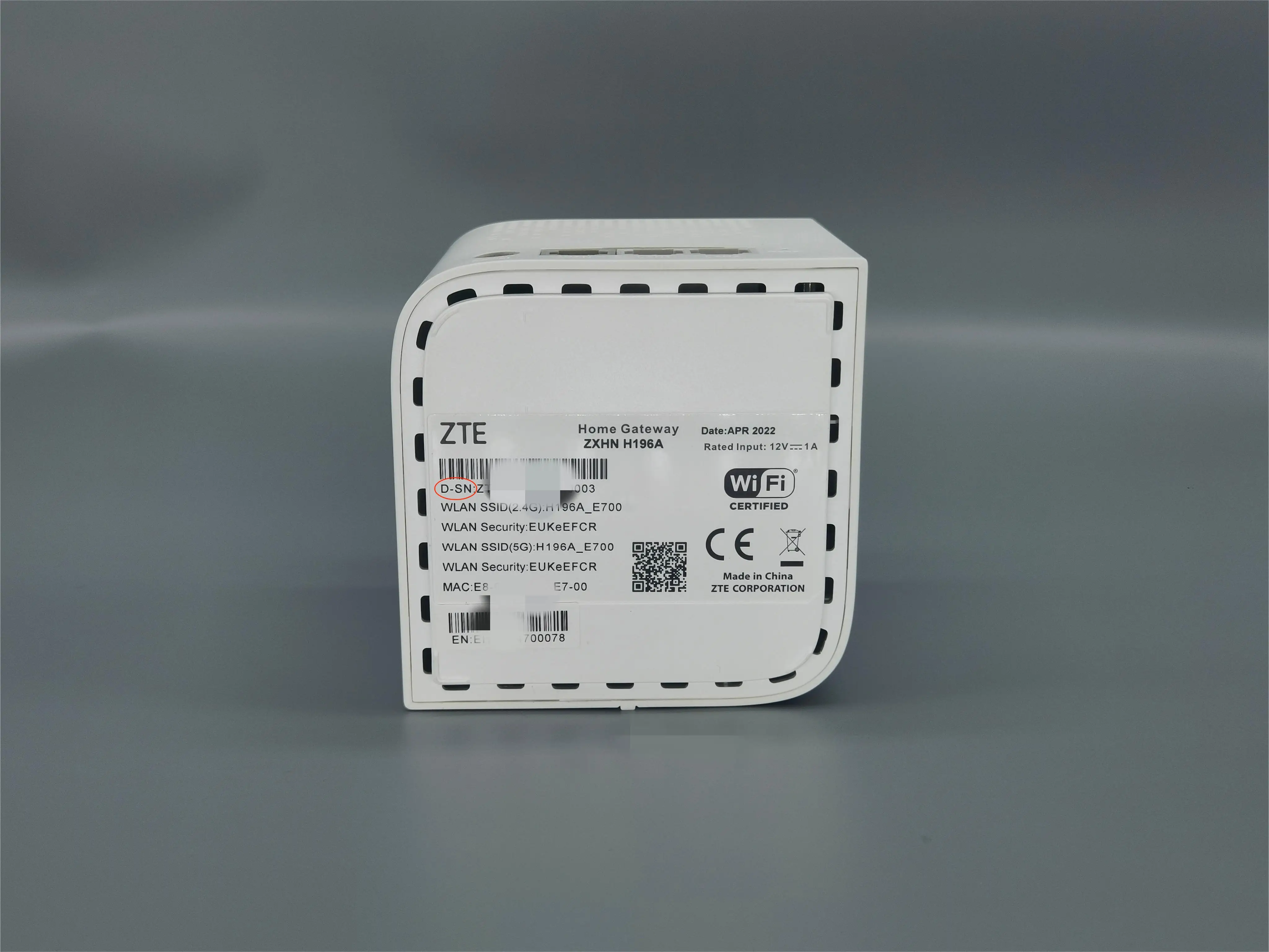 New ZXHN H196A AC1200 gigabit dual band 1GE WAN+2GE LAN Mesh fiber FTTH wifi routers Compatible with ZTE OLT ONU