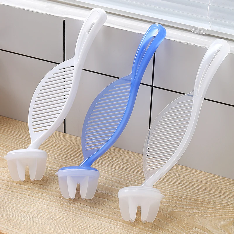 Amazon Hot Practical Hands Do Not Hurt Kitchen Creative Tools Rice Washer Multifunction Draining Cleaning Sieve Plastic