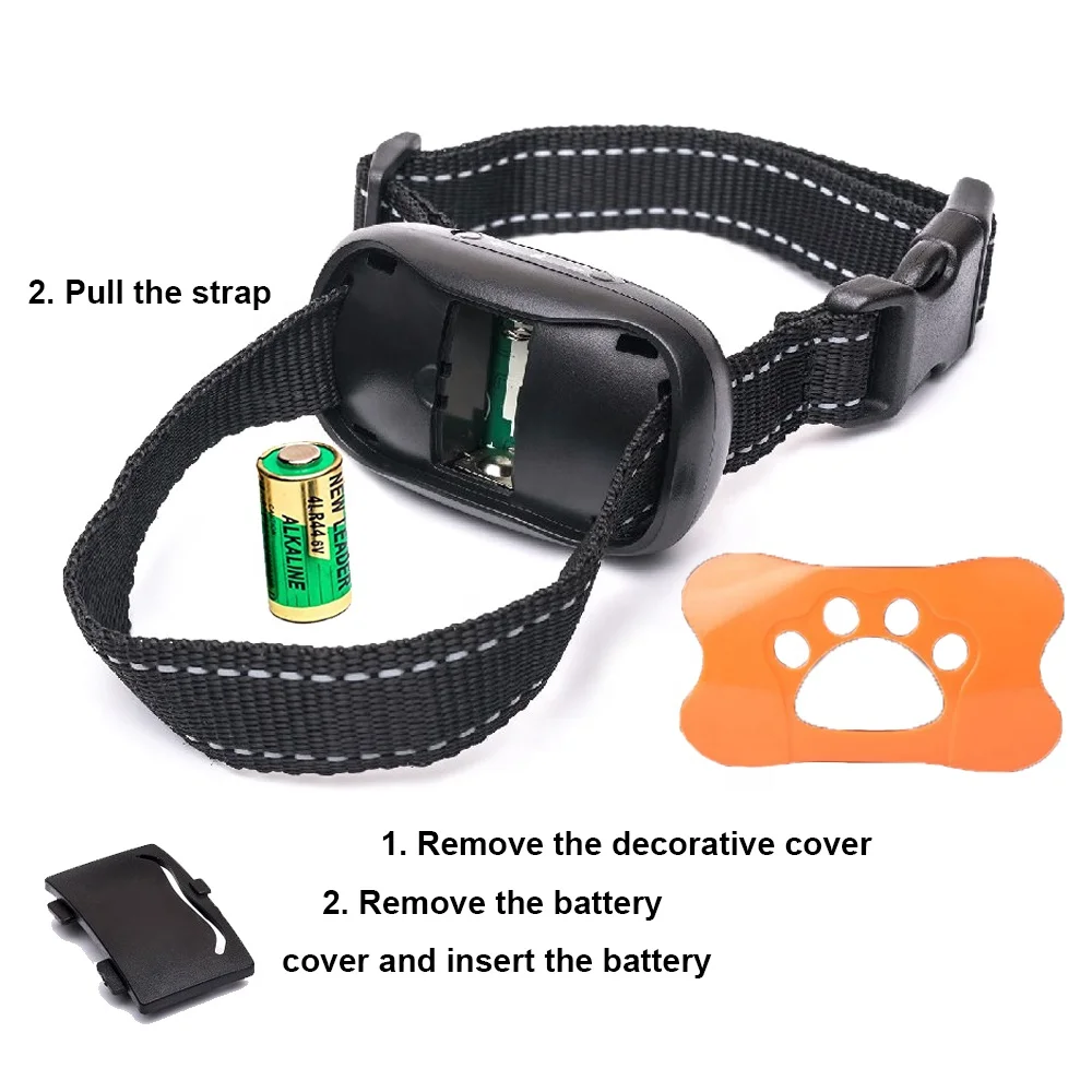 Hot Sale Humane Adjustable Vibration Anti Bark Training Collar No Shock for Dogs
