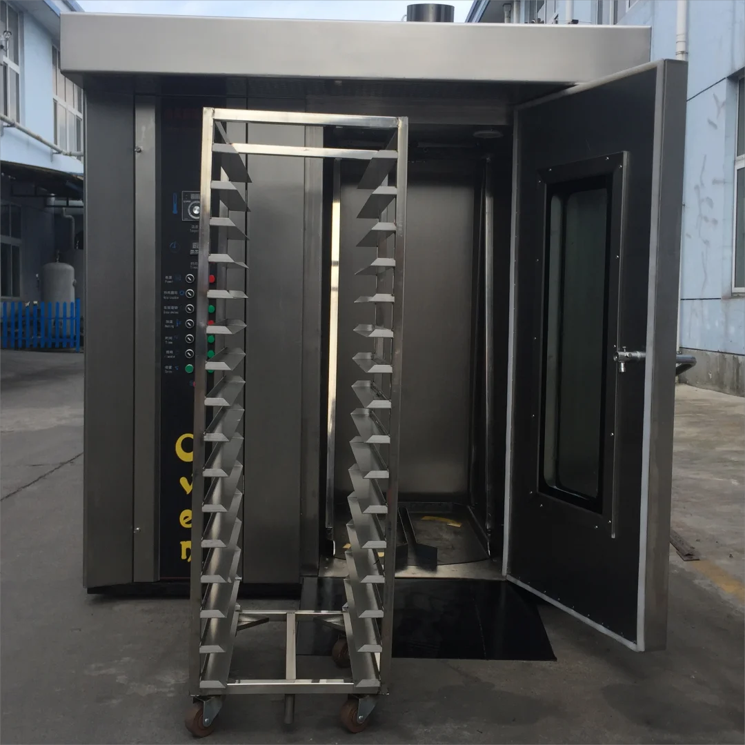 Best Price Supplier Rotary Furnace Rotary Oven With 32 Trays Industrial Bread Rotary Oven With Low Price