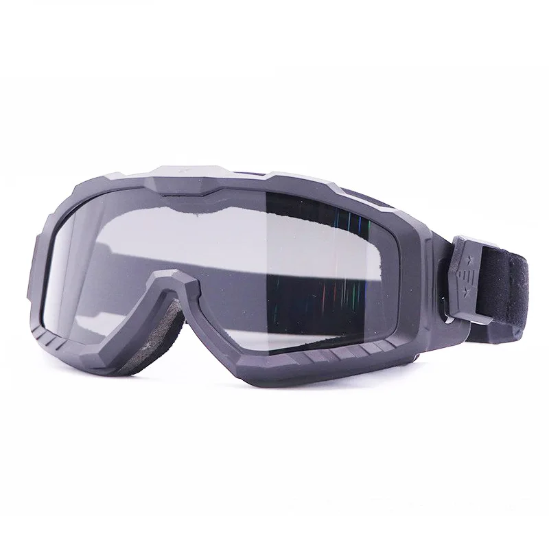 Hot Sales HD Multicam Tactical Safety Glasses Side Protection Shooting Goggles with Lenses