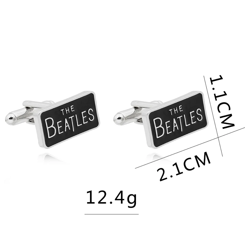 Wholesale Custom British Rock Band Logo French Shirt Cufflinks For Men Collar Accessory
