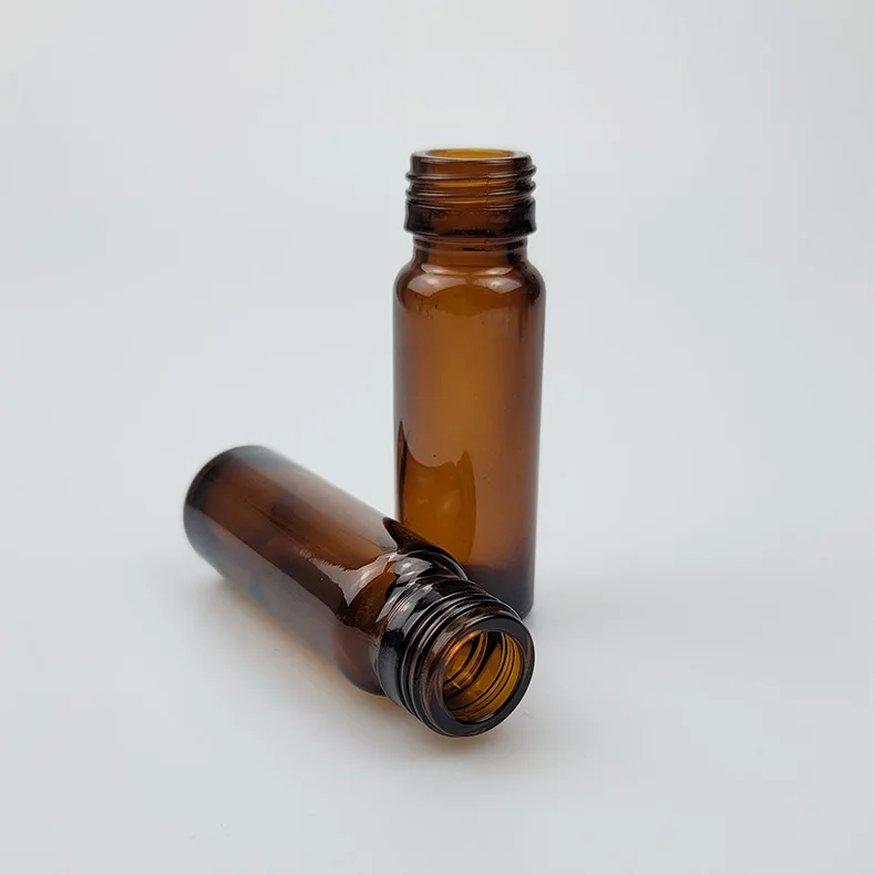 Premium 10ml 15ml 0.5 oz 20ml 30ml Amber Soda Lime Glass Oral Liquid Medicine Bottle With Aluminum Cap