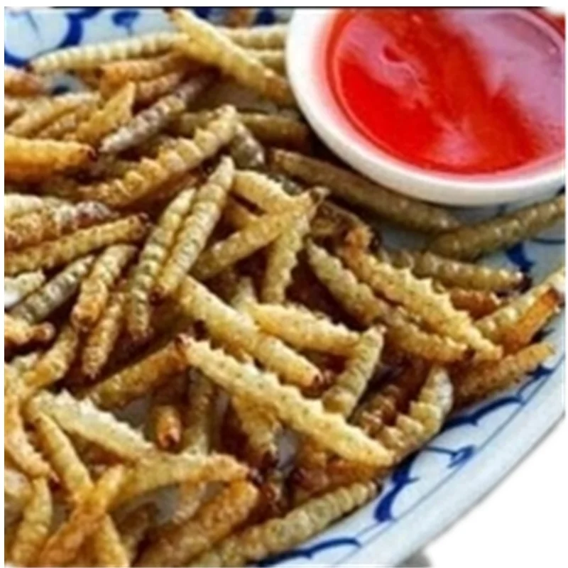 Сушеные мучные черви для птичьего корма