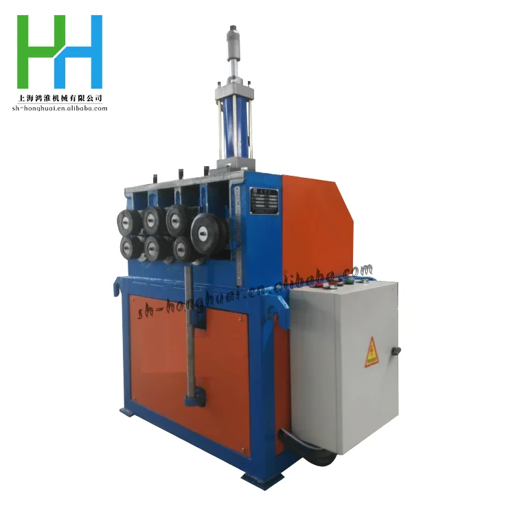 Seven-roll spiral profile tube coiling machine Heat exchanger tube rounding machine One-time forming tube bending machine