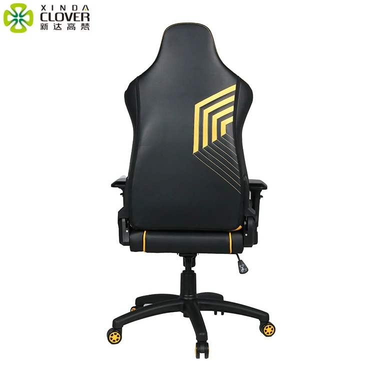 Custom China Black Frame PU Leather Office Adult Ergonomic RGB Racing Computer PC Chaise Gamer sedia Gaming Chair