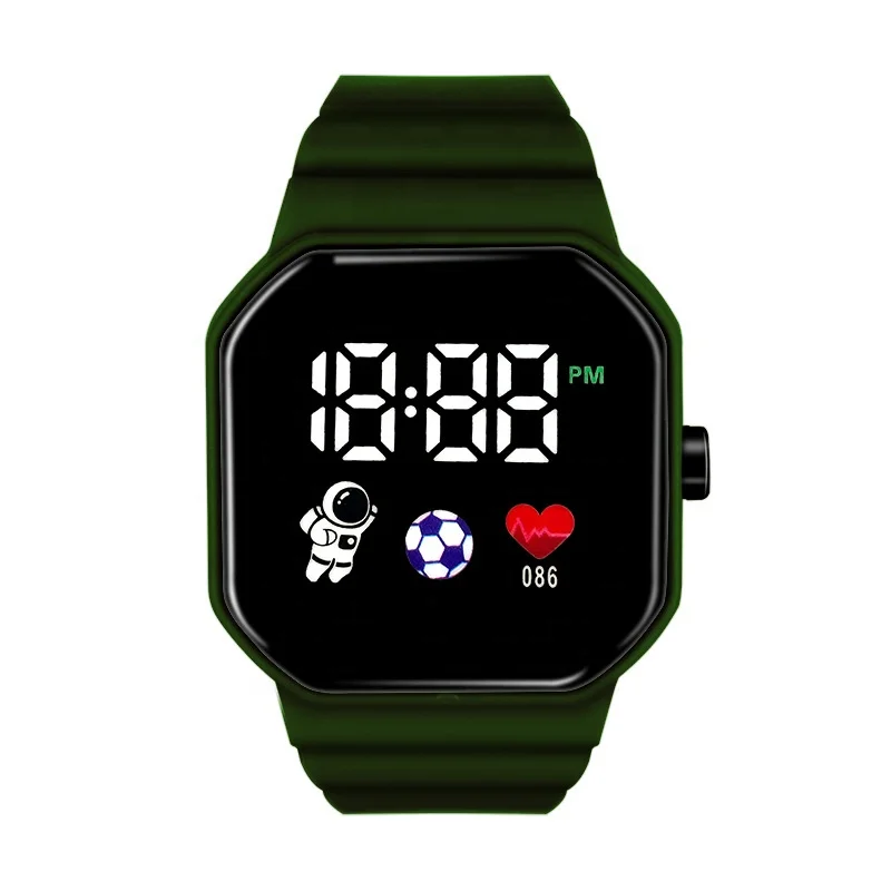 Hot Simple Children Digital Watch New Trend Style High Quality Sport Student Wrist LED Watch for Kids