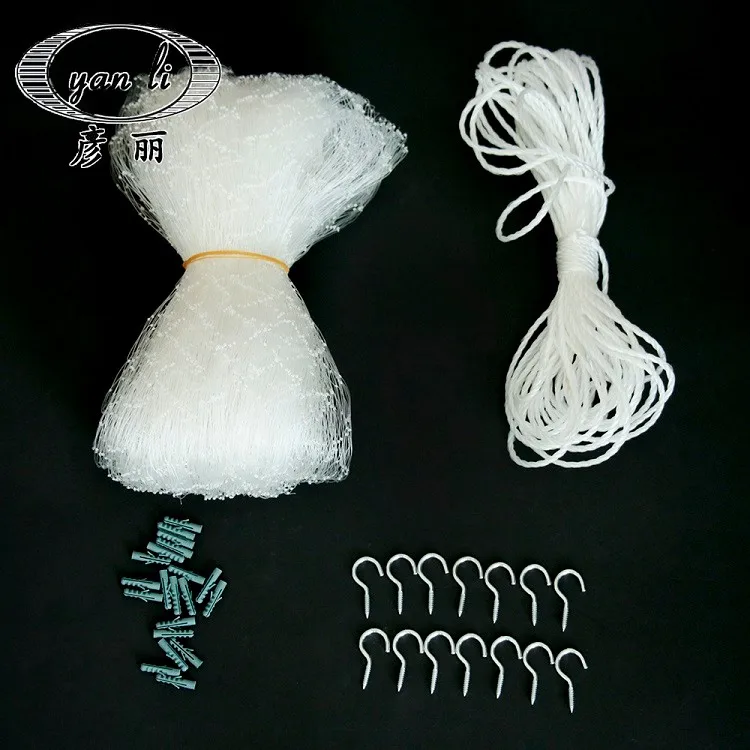 Сетка для безопасности кошек, прозрачная нейлоновая защитная сетка для балкона, 4 м * 10 м