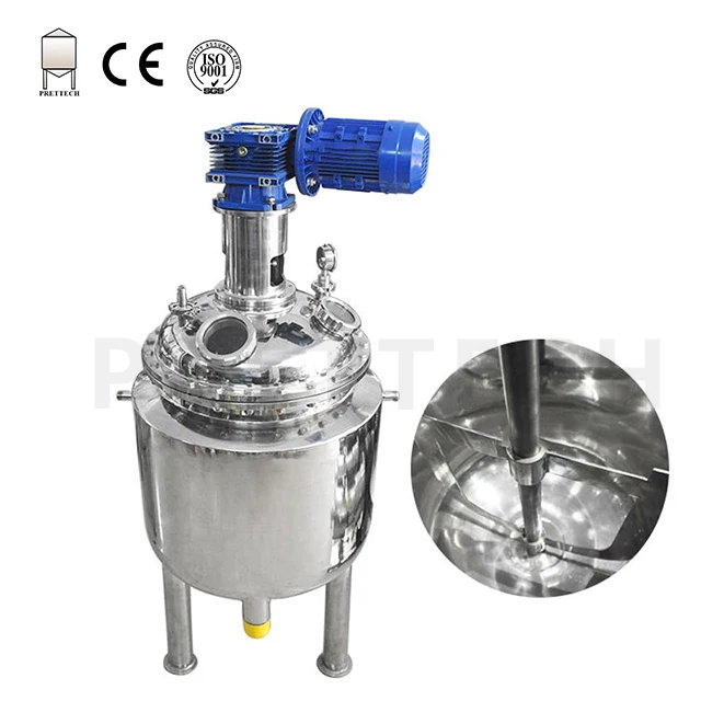 Liquid soap cosmetic detergent making machine chemical products mixing tank  stirred tank