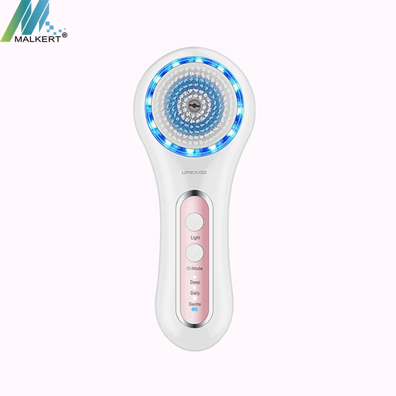 
MALKERT Blackhead Remover Facial Electric Acne Cleaner High Frequency Silicone Face Cleansing Brush Waterproof 