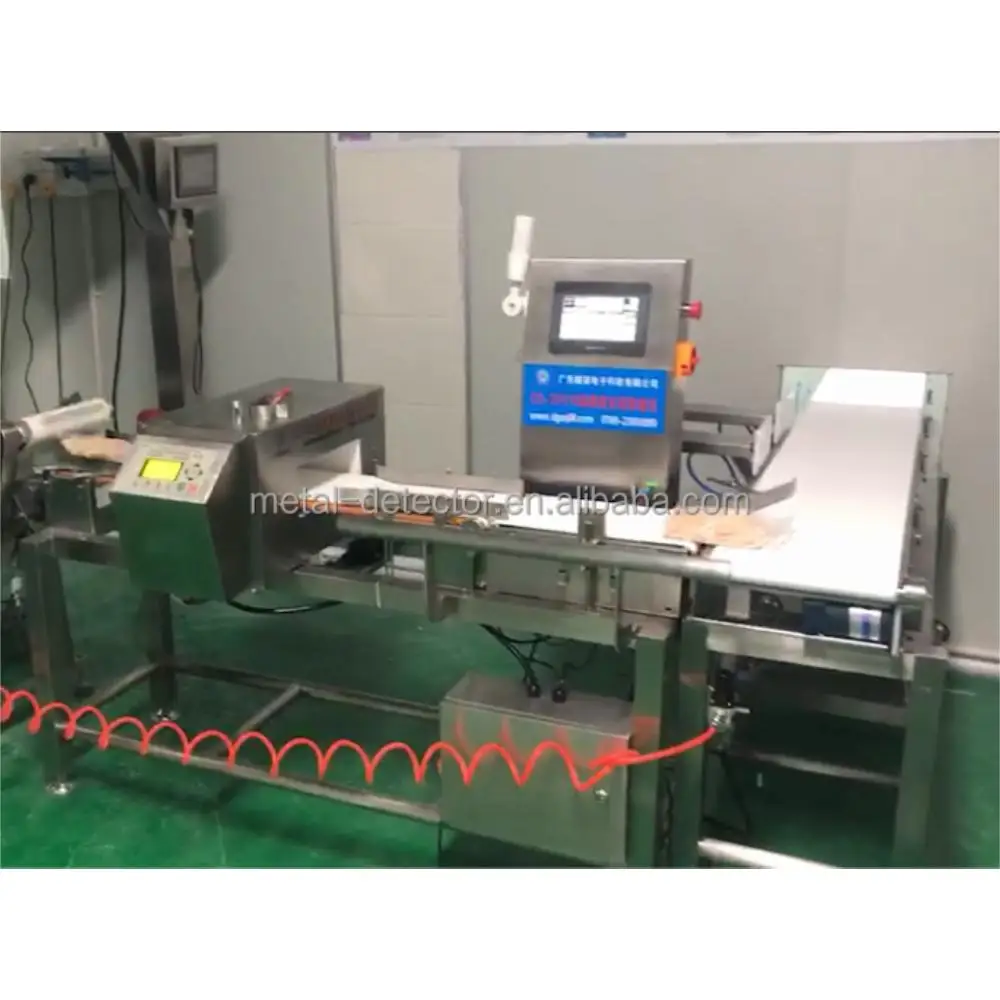 Индивидуальный Размер конвейерной ленты для проверки пищевых продуктов с металлоискателем работы с 3-фазной мощностью в наличии