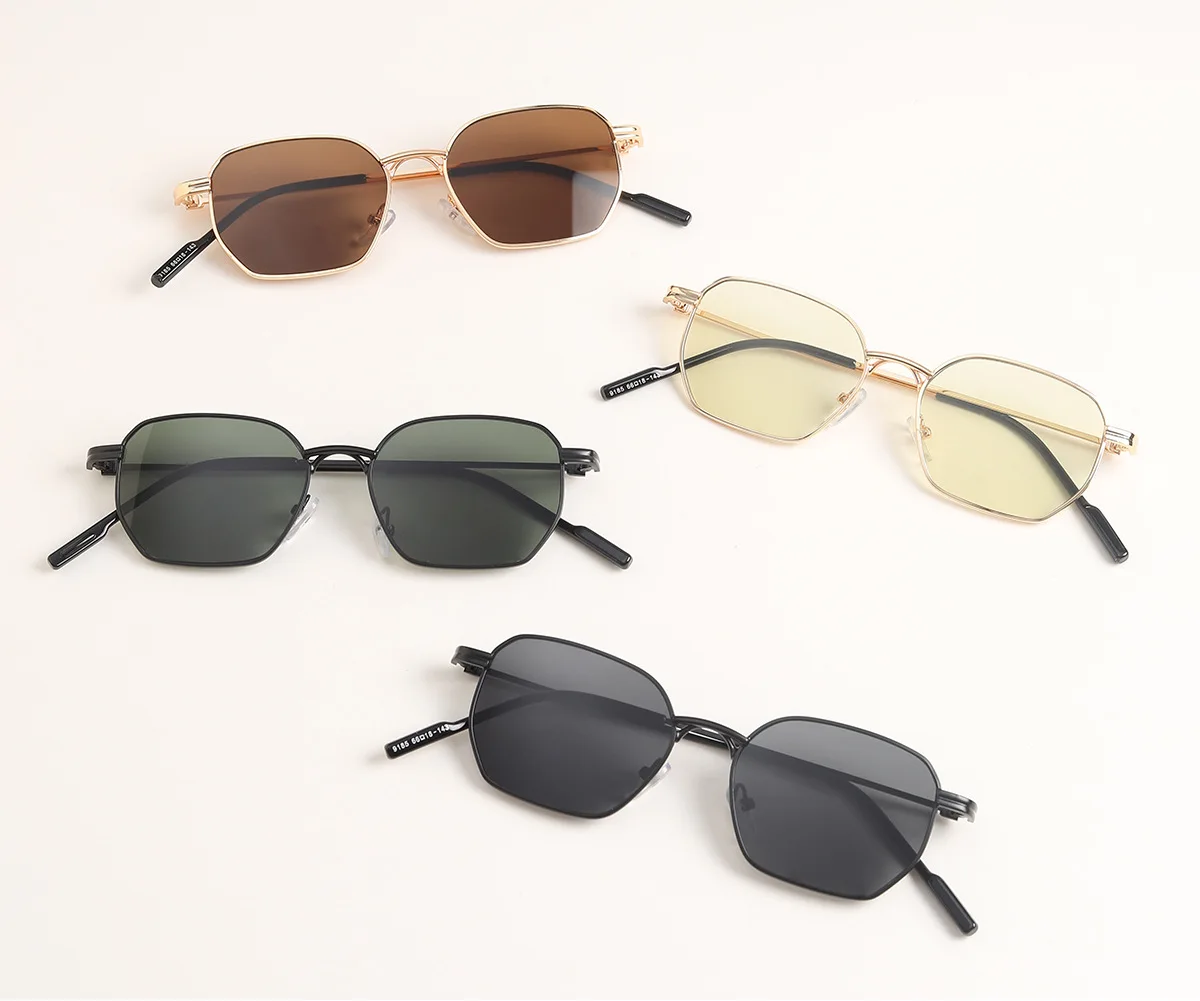 Очки солнцезащитные Tingtree мужские и женские, металлическая квадратная Золотая оправа, Новое поступление 2022