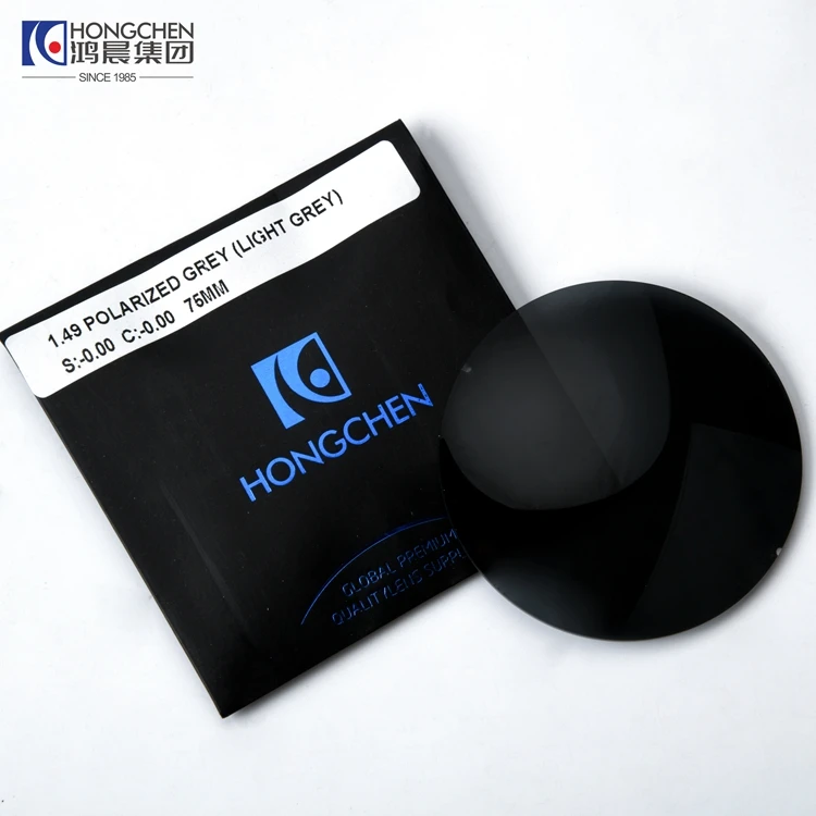 HONGCHEN Ophthalmic Lenses Chinese Envelope CR Resin Polarized Tinted Prescription Lenses Sunglasses Len Spectacles