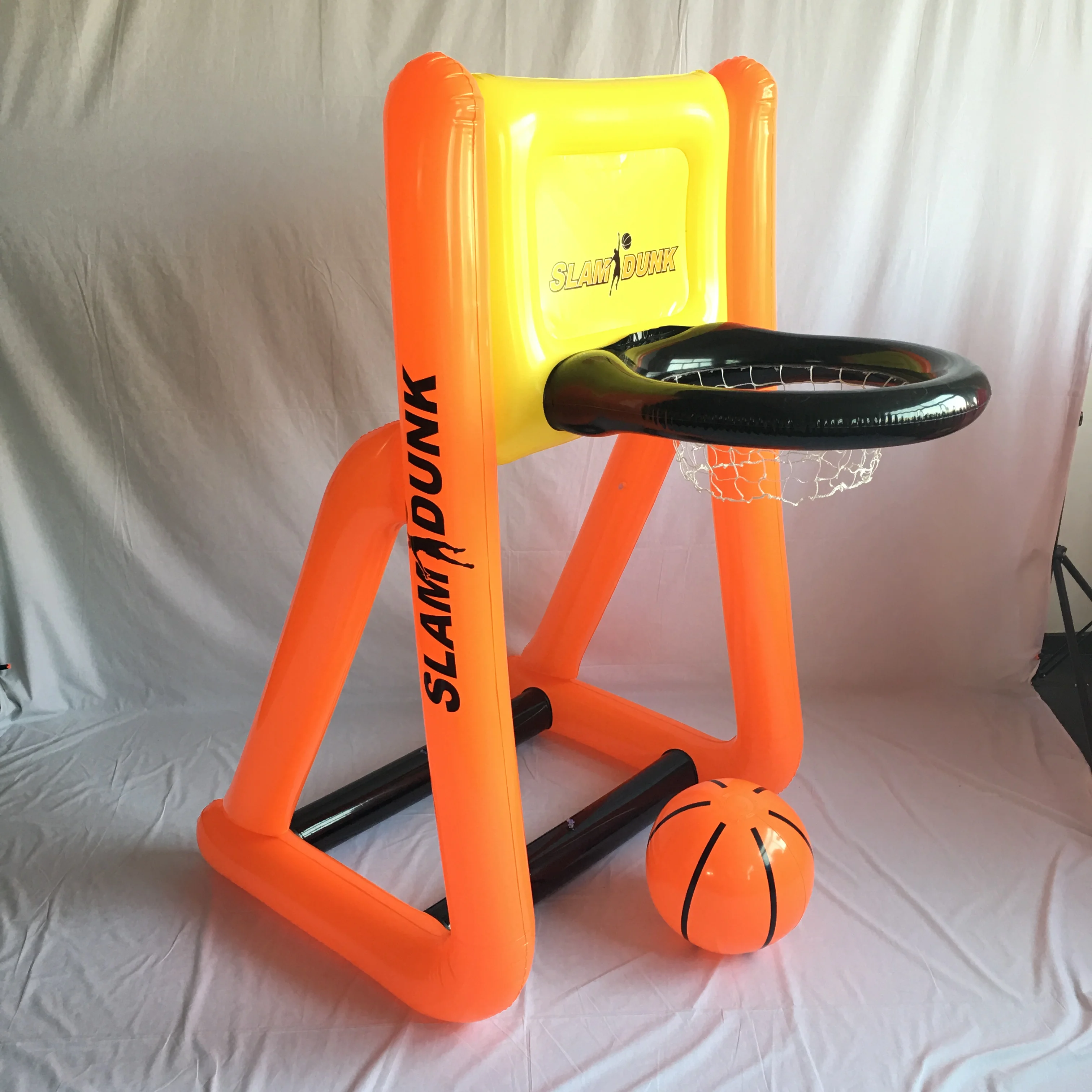 Wholesale Water Games Inflatable Volleyball Cour Pool Basketball Hoop