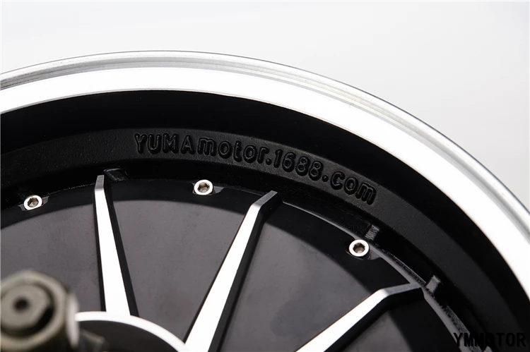 YM MOTOR 13 Inch 2000W 72V High Torque Bldc Generator hub motor for electric bike