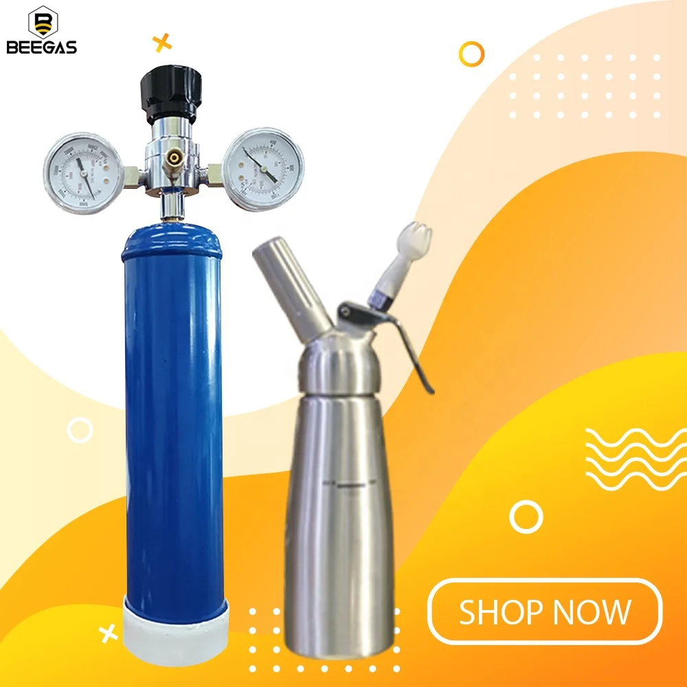 0.95L N2O Gas Whipped Cream Charger 580G Cream Delux Gaz