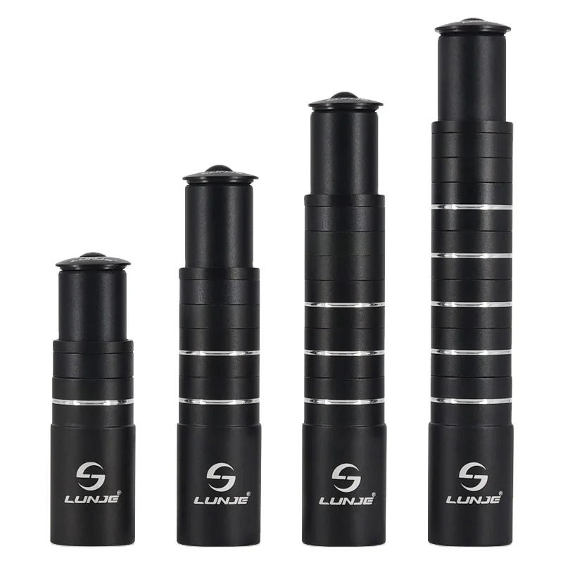 Mountain bike riser heightened front fork faucet raised head tube extender riding equipment split height increaser 115-210mm