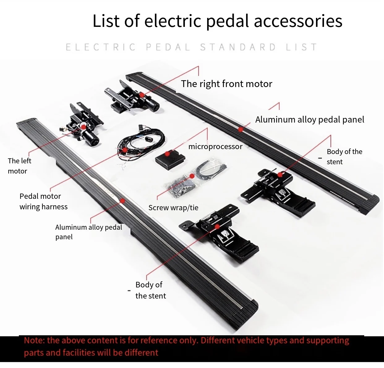 
Aluminum Electric Running Board Electric Side Step Power Step for Hyundai 