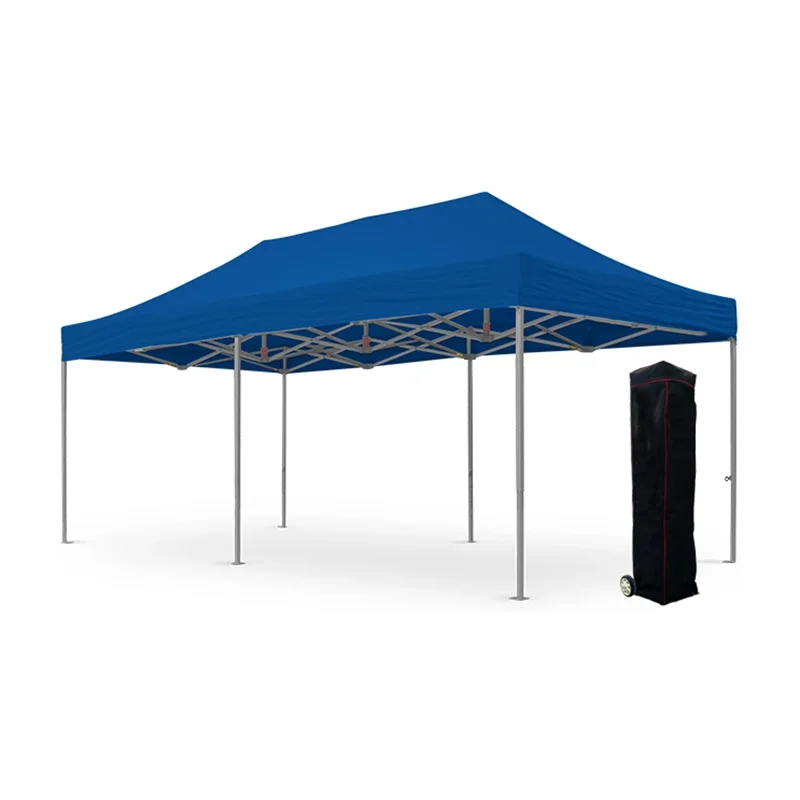 Portable Advertising Tent Movable Stall Sunshade Retractable Canopy Tent Commercial Four Leg Tent for Stall