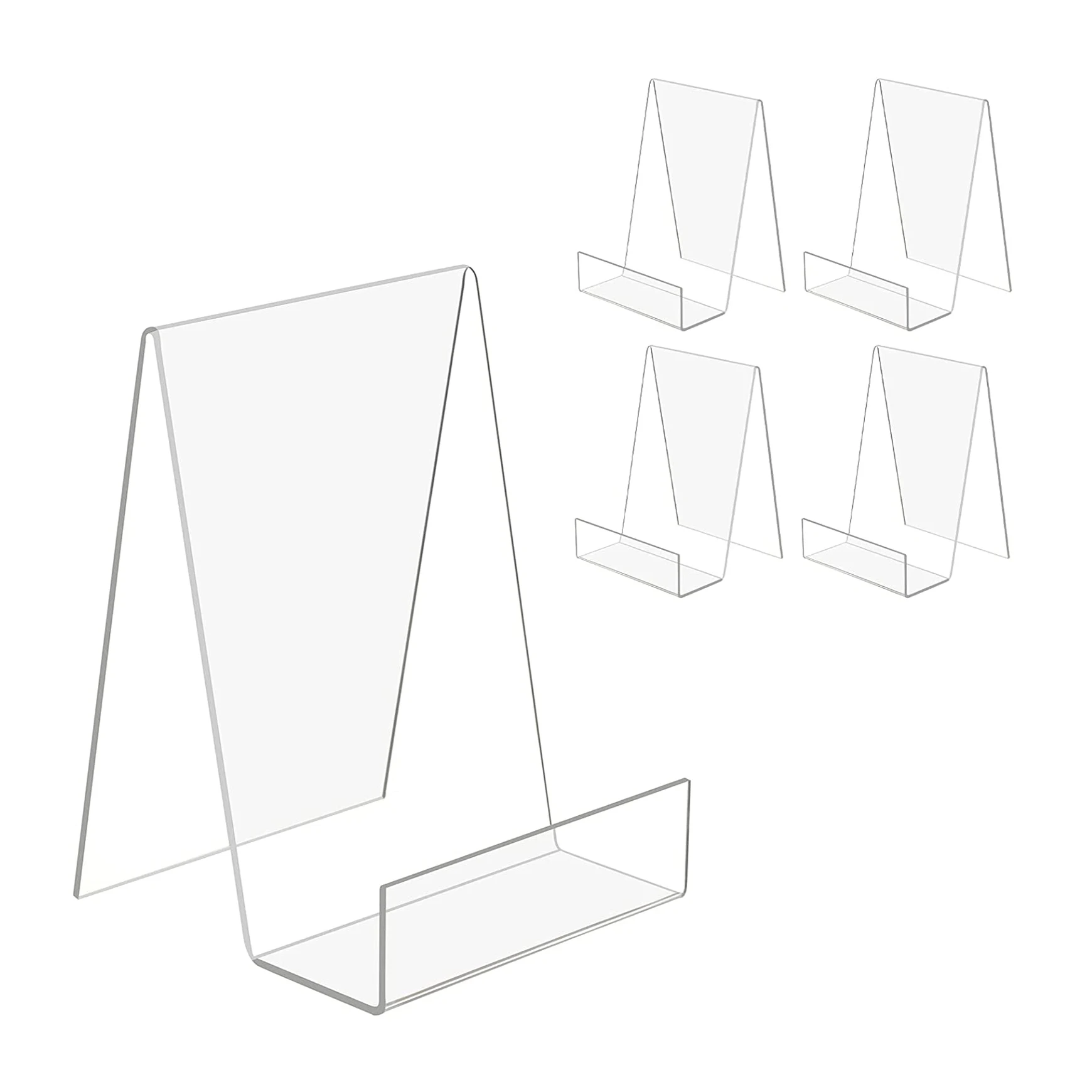 Акриловая подставка для книг, прозрачная акриловая подставка для дисплея, держатель для планшета для отображения картинок, книг, музыкальных линий, ноутбуков