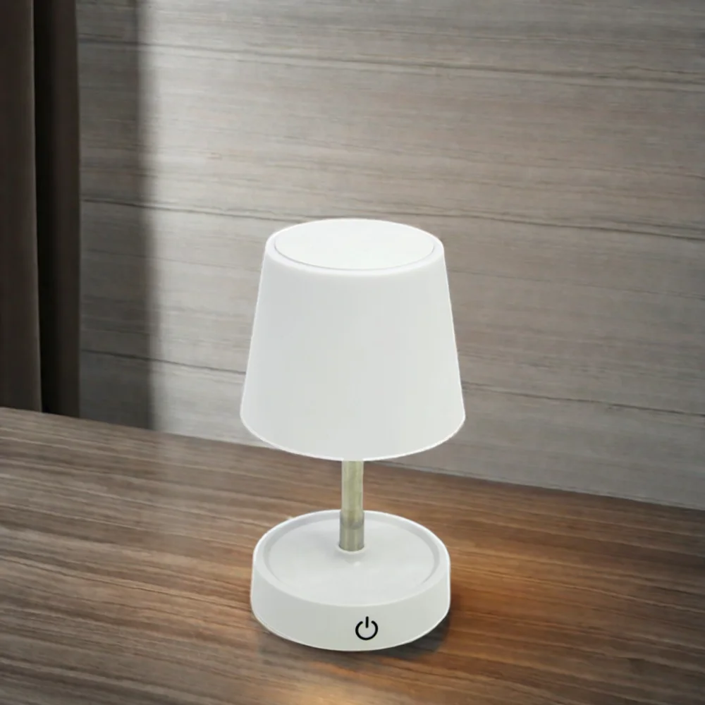 Small Retractable LED Desk Lamp Home Office Study Eye Protection Night Light Charging Feature Foldable Atmosphere Lamp Battery