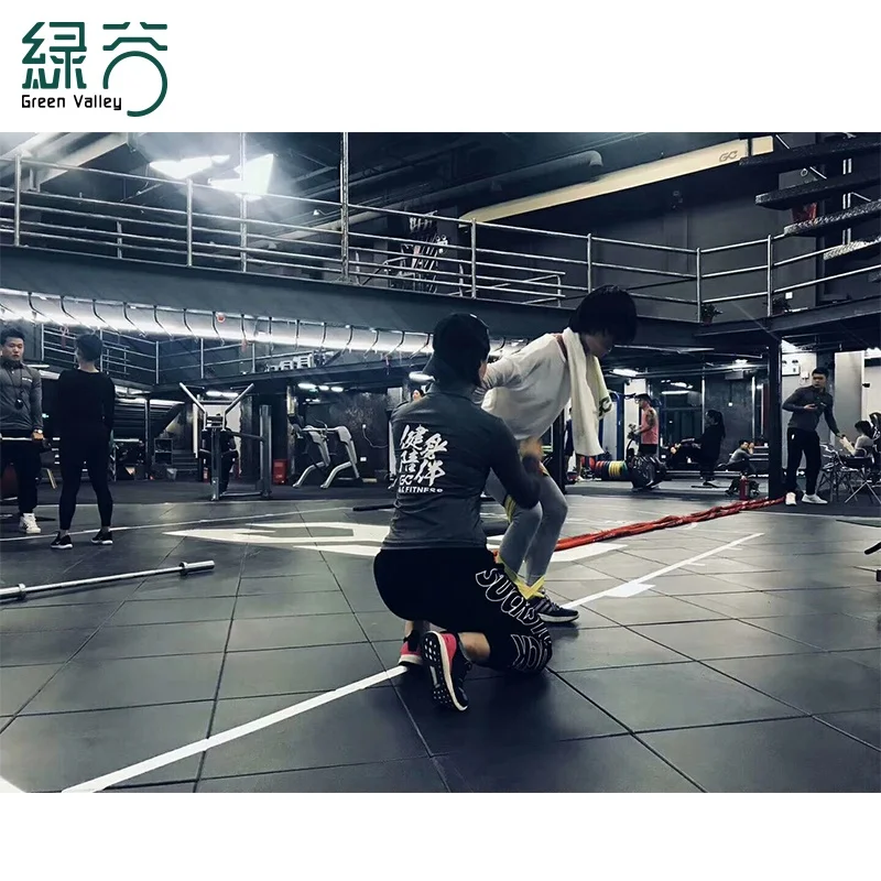 Gym high density anti slip Rubber Gym Floor Tile fitness mats rolls