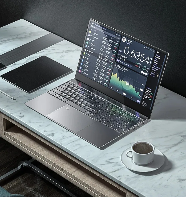 2023 New FHD 1920*1080 15.6 inch IPS LCD Laptop Inter Fingerprint Computer Laptops 16gb Rom 1TBgb Ram Laptop