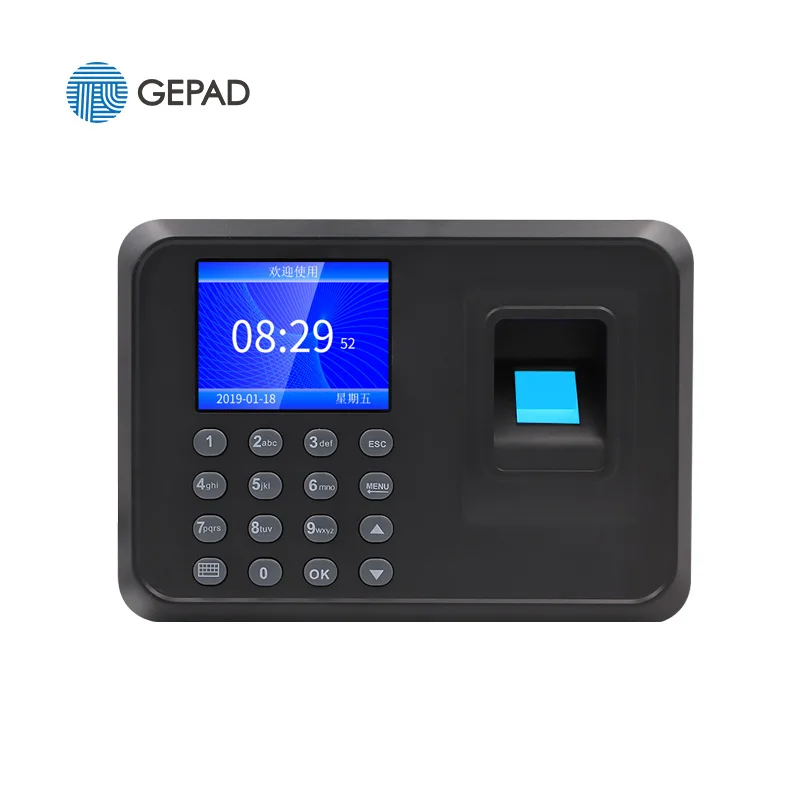 ZMQ-330 GEPAD Software Free Fingerprint Time Attendance Machine Price GEPAD Attendance Machine For Office Factory