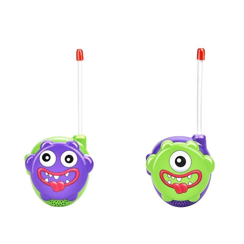 Outdoor 500m Long Distance Walkie-talkie Cartoon Monster Handheld Wireless Kid Interphone Toy
