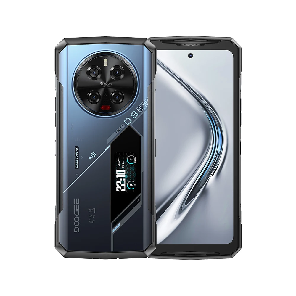 Глобальная версия DOOGEE V40 Pro MTK 7300 яркости 4 нм 5 г прочный телефон 16 ГБ + 512 200MP AI камера 8680 мАч 33 Вт зарядное устройство Android 14